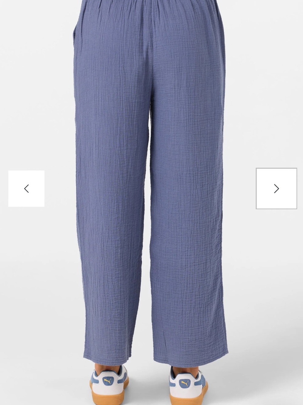 O'Neill “Brenda” Cotton Gauze Pants in Nightshadow Blue - Picture 6 of 8